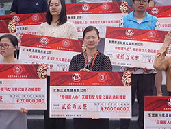 6月7日上午，我集團(tuán)再向市婦女兒童福利會捐贈20萬元